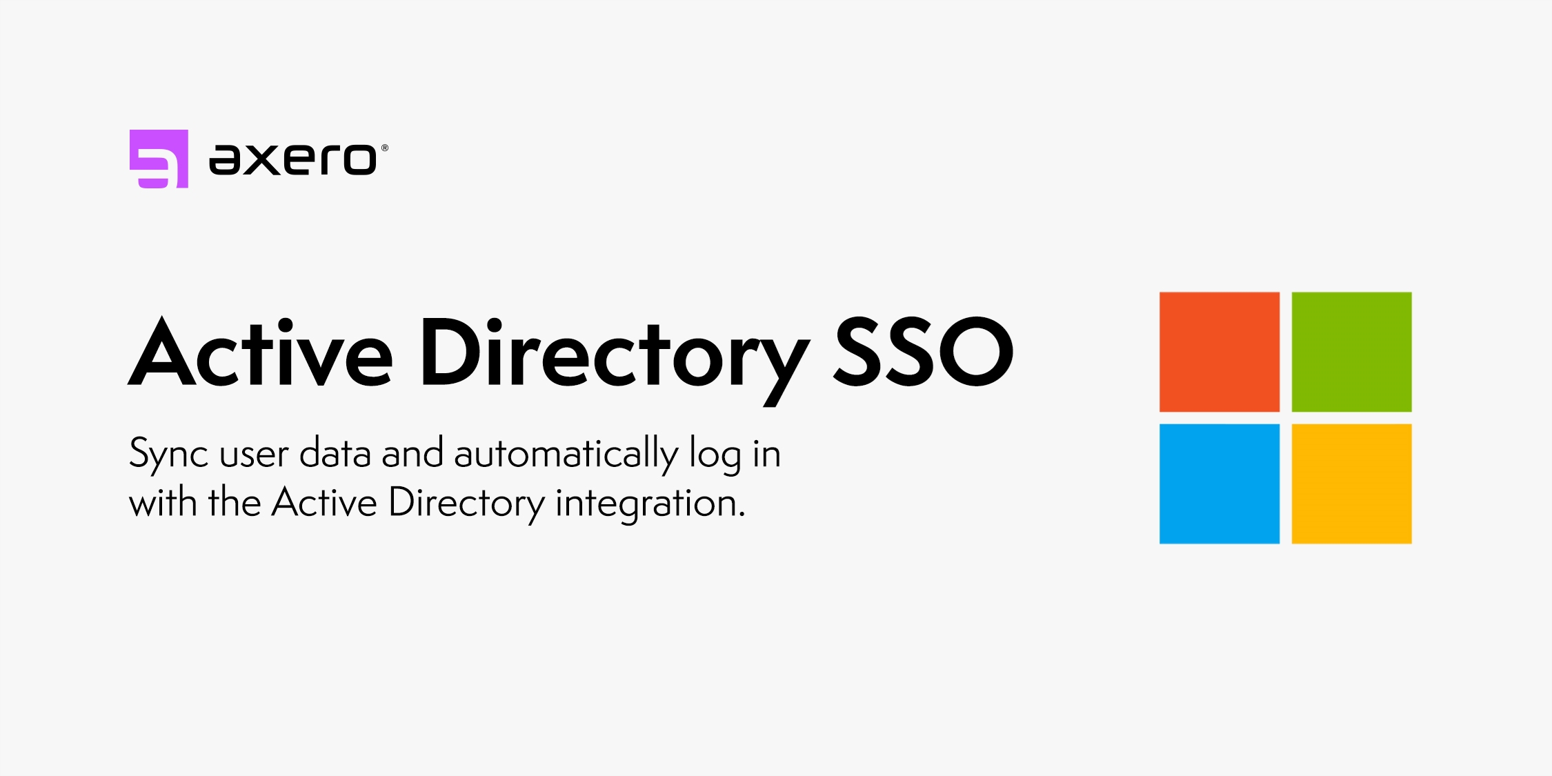 axero active directory single sign on sso
