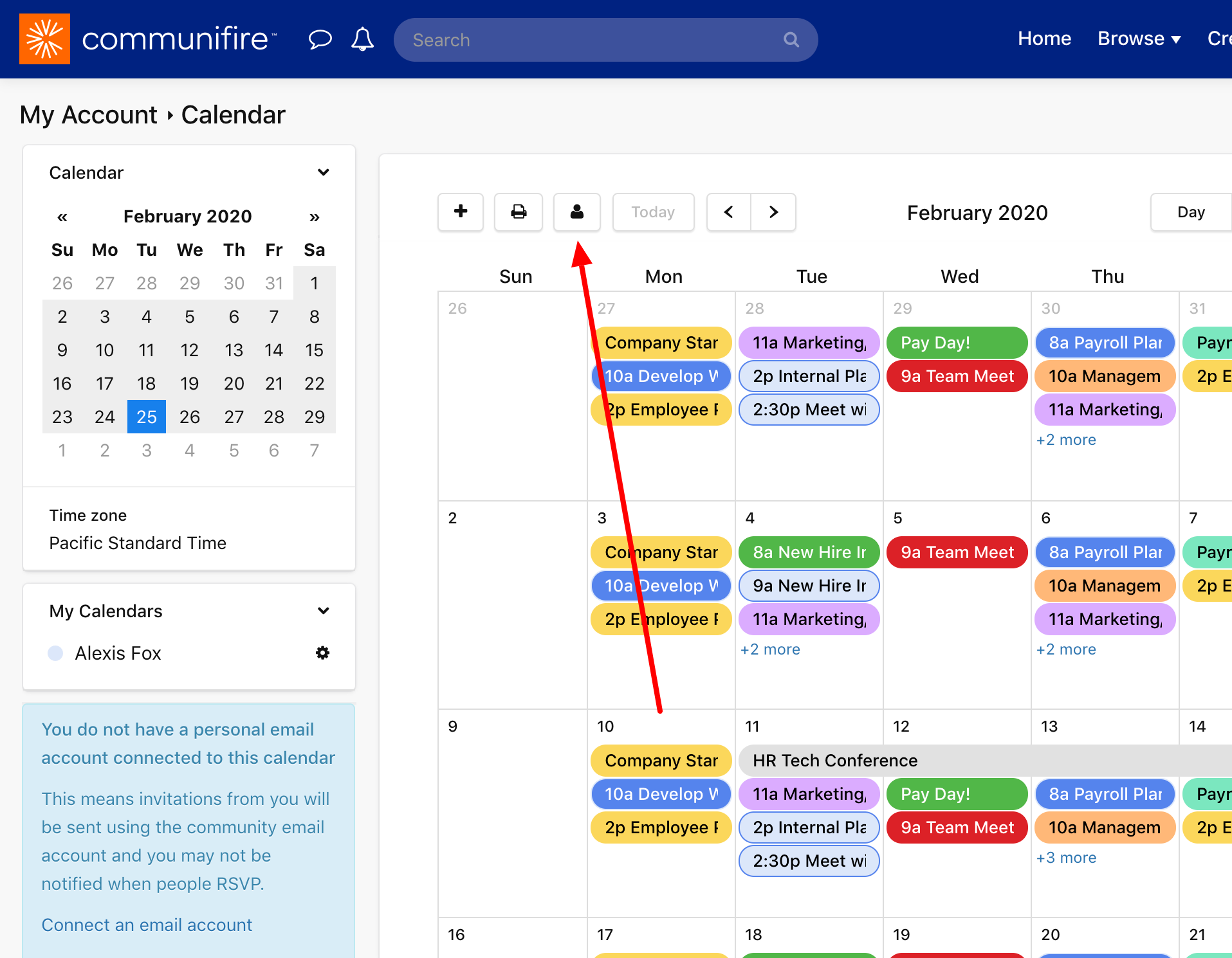 Google Calendar Sync User Setup Communifire Documentation